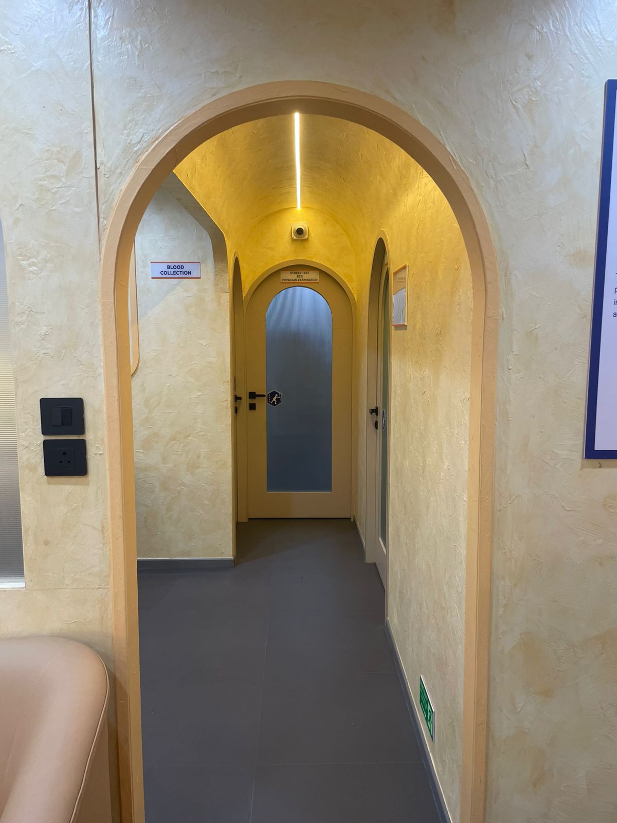 ScanLab beautiful arched corridor